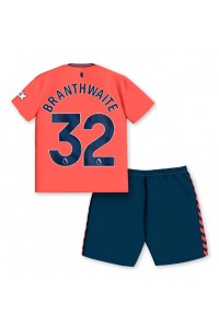 Fotbalové Dres Everton Jarrad Branthwaite #32 Dětské Venkovní Oblečení 2023-24 Krátký Rukáv (+ trenýrky)